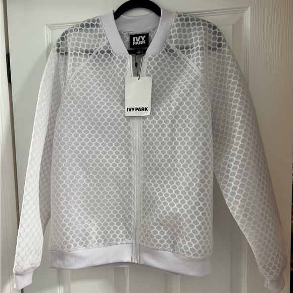 IVY PARK Jackets Coats Beyonces Ivy Park Mesh Bomber Jacket